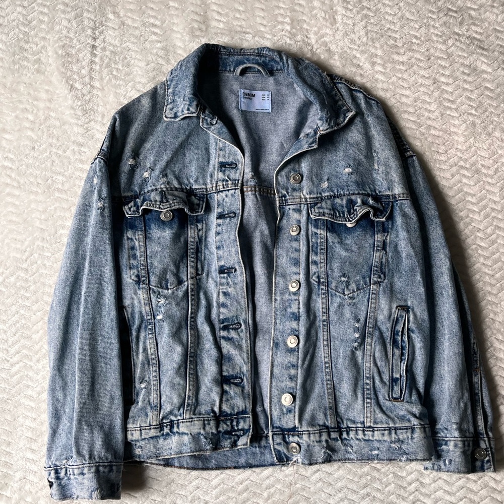 Bershka jean jacket oversize